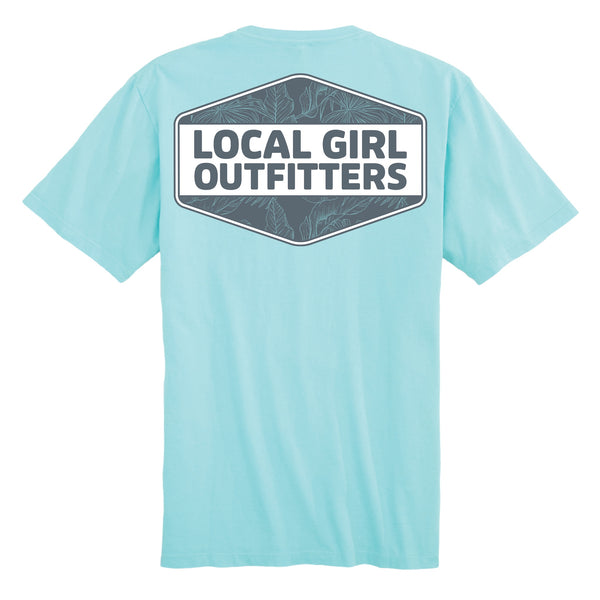 Blue Tropics Diamond Crest Short Sleeve T-Shirt