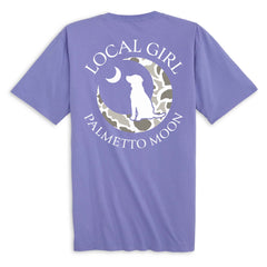 Local Girl Outfitters Dog Moon Palmetto Localflage Short Sleeve T