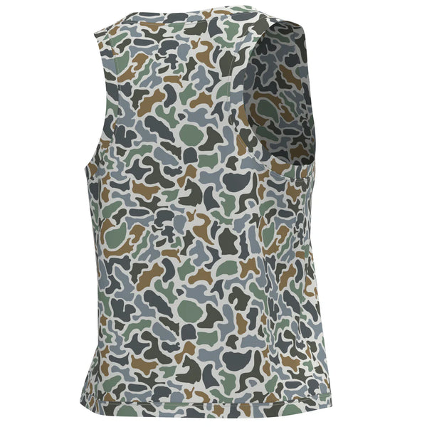 Local Girl Muscle Tank in Forest Localflage Bluff