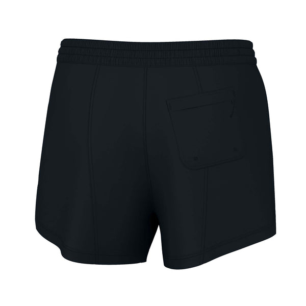 Women's High Waisted Volley Shorts in Black