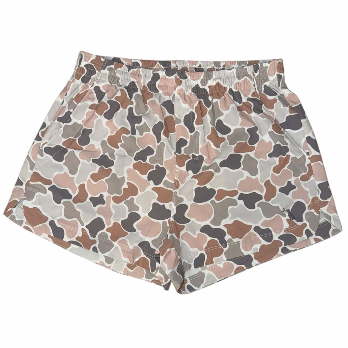 Local girl outfitters Women's Volley Shorts in Flora Forest Camo