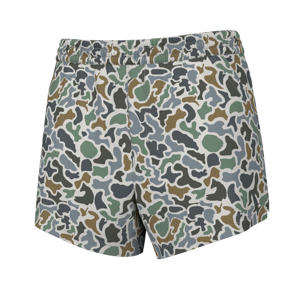 Women's Volley Shorts in Localflage Bluff