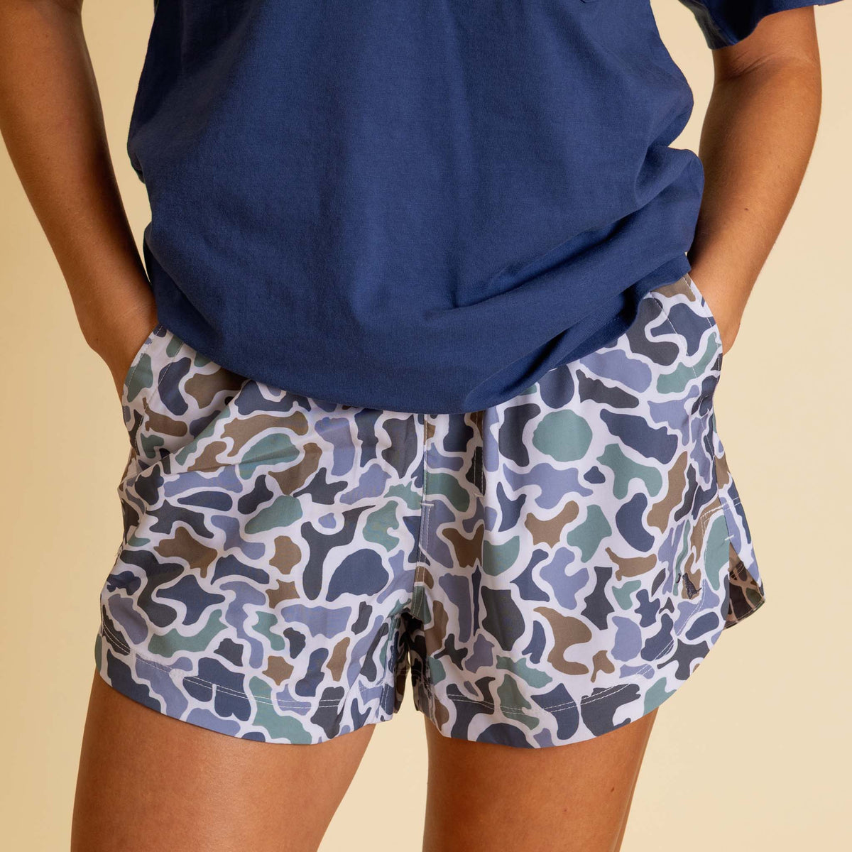 Volley Shorts in Localflage Bluff