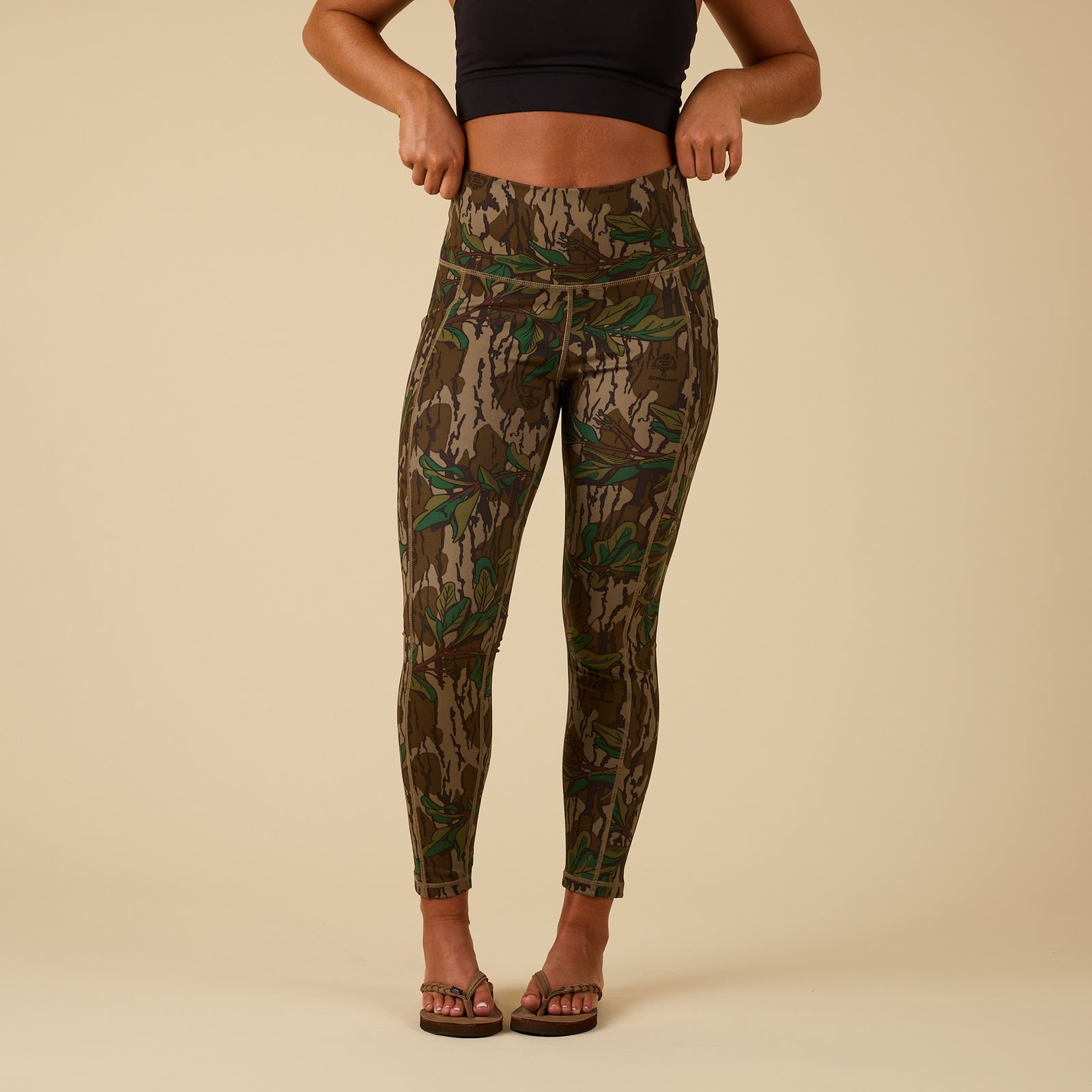 Greenleaf Camo High Waisted Pocket Leggings