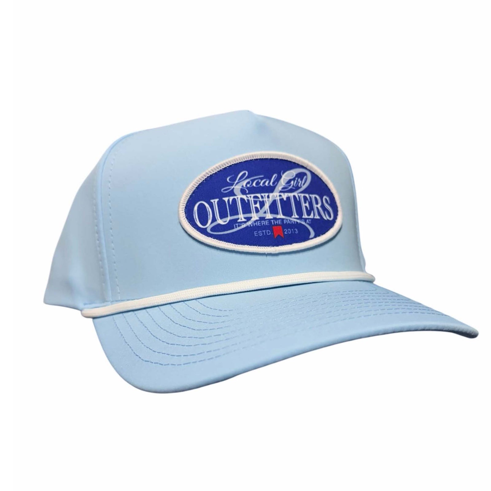 LOCAL GIRL OUTFITTERS Women's Mich Ultra Rope Hat IN SKY BLUE