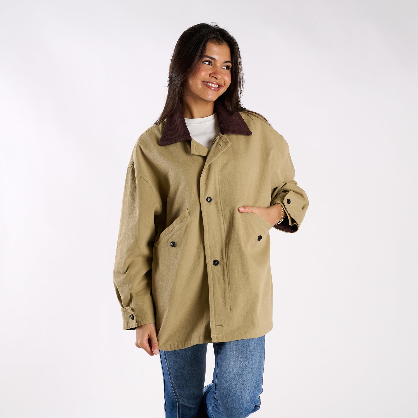 Cambridge Utility Jacket in Khaki