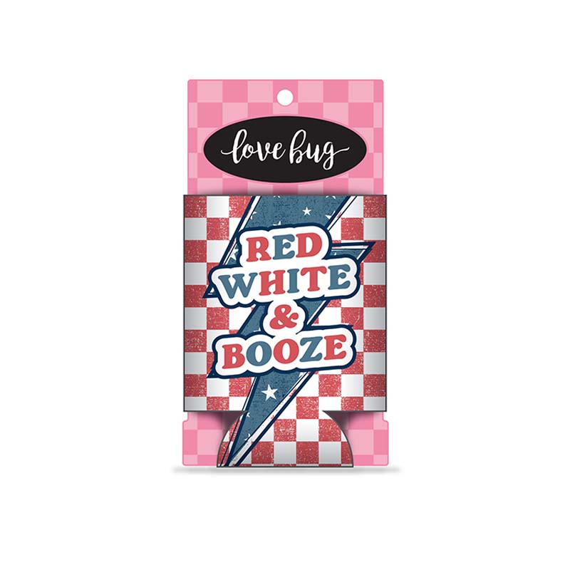 Red, White & Booze Regular Can Holder