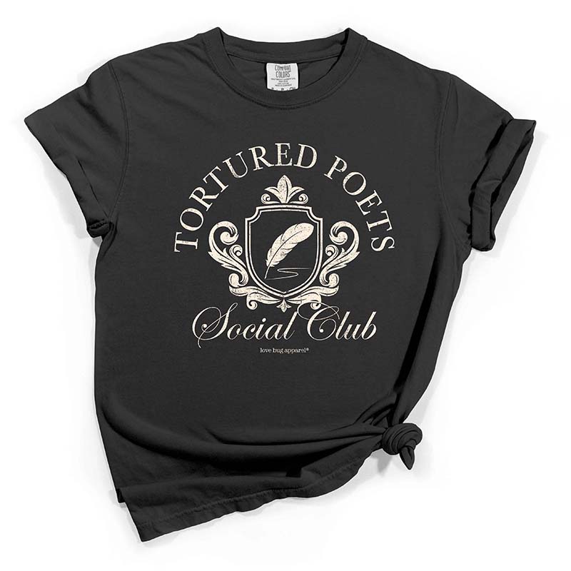 Tortured Poets Social Club Short Sleeve T-Shirt