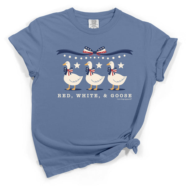 Red, White, & Goose Short Sleeve T-Shirt