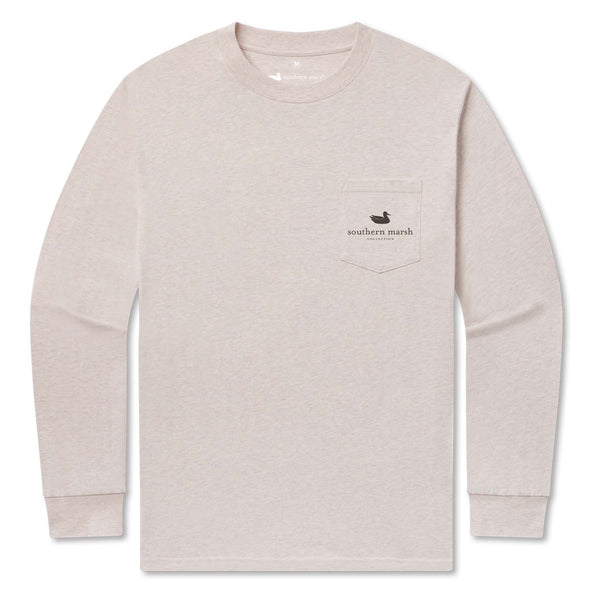 Retro Camo Script Long Sleeve T-Shirt