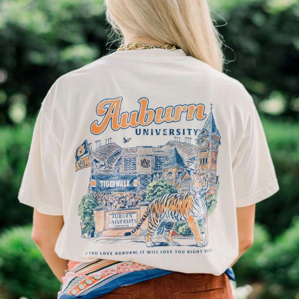 Auburn Tigers Campus Traditions Short Sleeve T-Shirt
