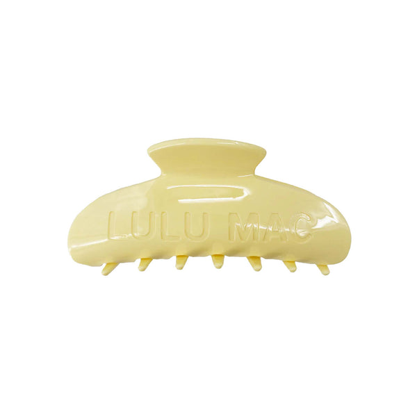 Lulu Mac Claw Clip in Butter Yellow