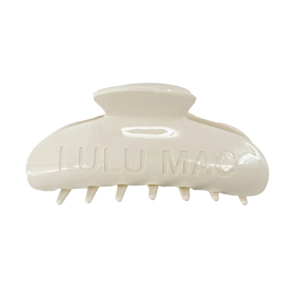 Lulu Mac Claw Clip in Ivory