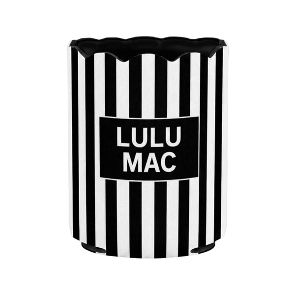 Lulu Mac Black Stripe Can Cooler