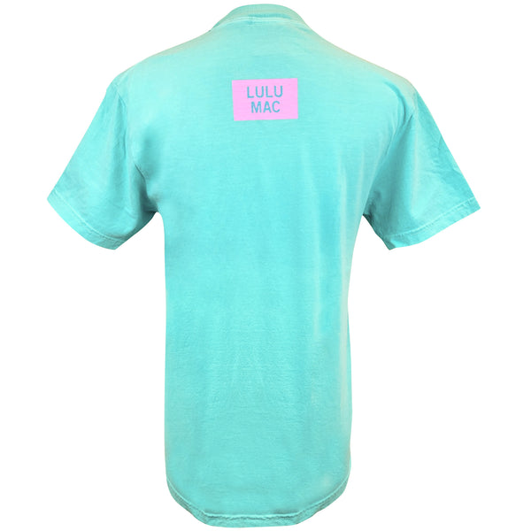 Lulu Mac Polka Dot Fill Short Sleeve T-Shirt in Chalky Mint
