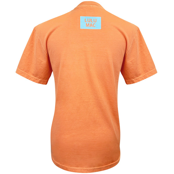 Lulu Mac Beach Babe Short Sleeve T-Shirt in Melon