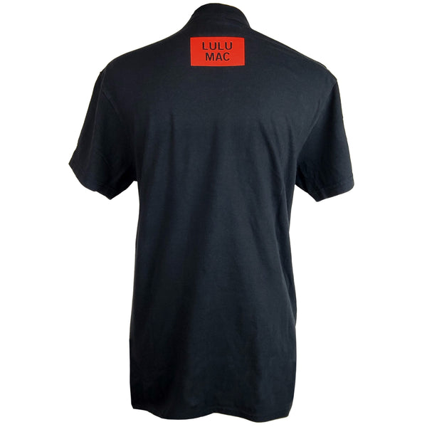 Lulu Mac Striped Short Sleeve T-Shirt in Red and Black
