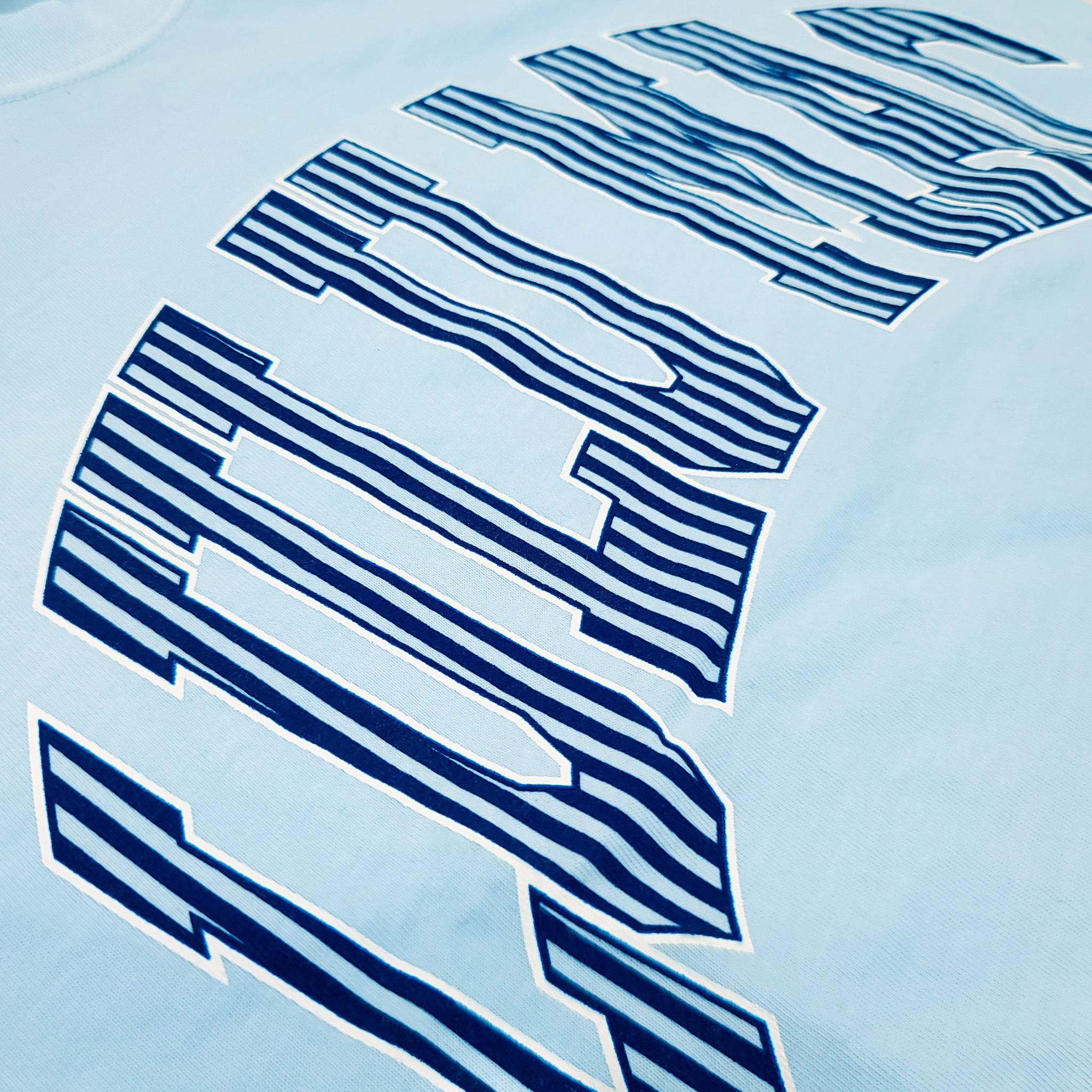 Lulu Mac Stripe Fill Short Sleeve T-Shirt Chambray