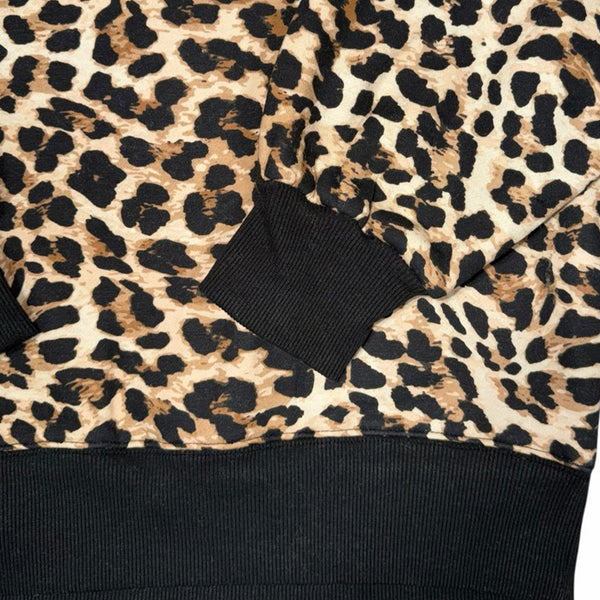 Lulu Mac All Over Leopard Crewneck Sweatshirt