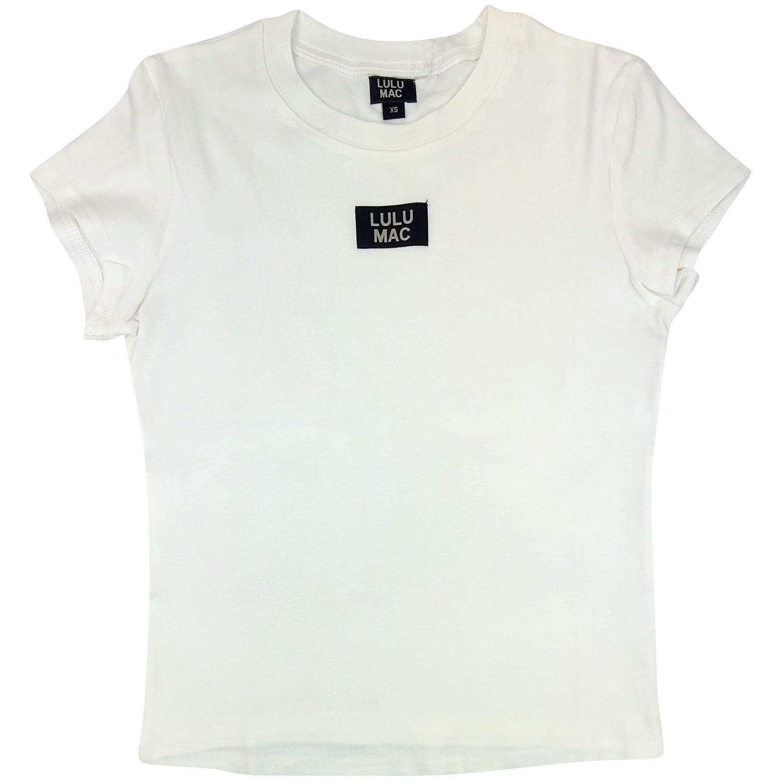 Lulu Mac Baby Tee in White