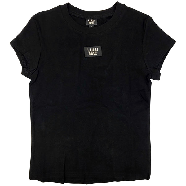 Lulu Mac Baby Tee in Black