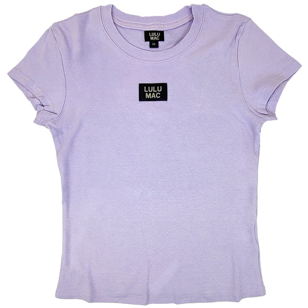Lulu Mac Baby Tee in Lavender