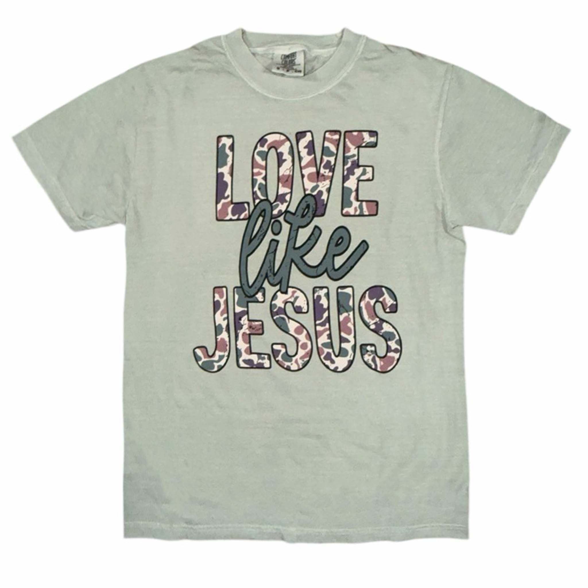Camo Love Like Jesus Short Sleeve T-Shirt