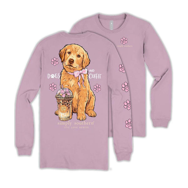 Dogs & Coffee Long Sleeve T-Shirt