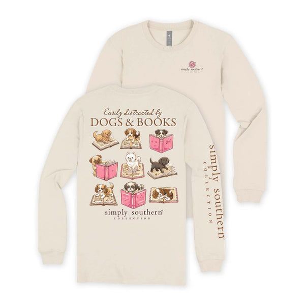 Dogs & Books Long Sleeve T-Shirt