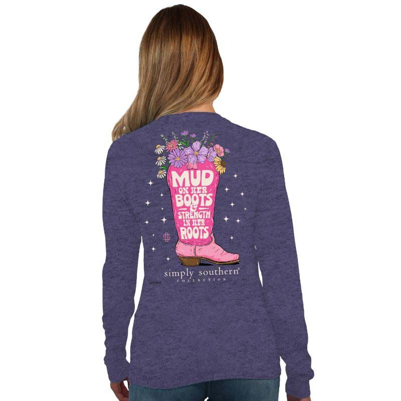 Mud On Her Boots Long Sleeve T-Shirt