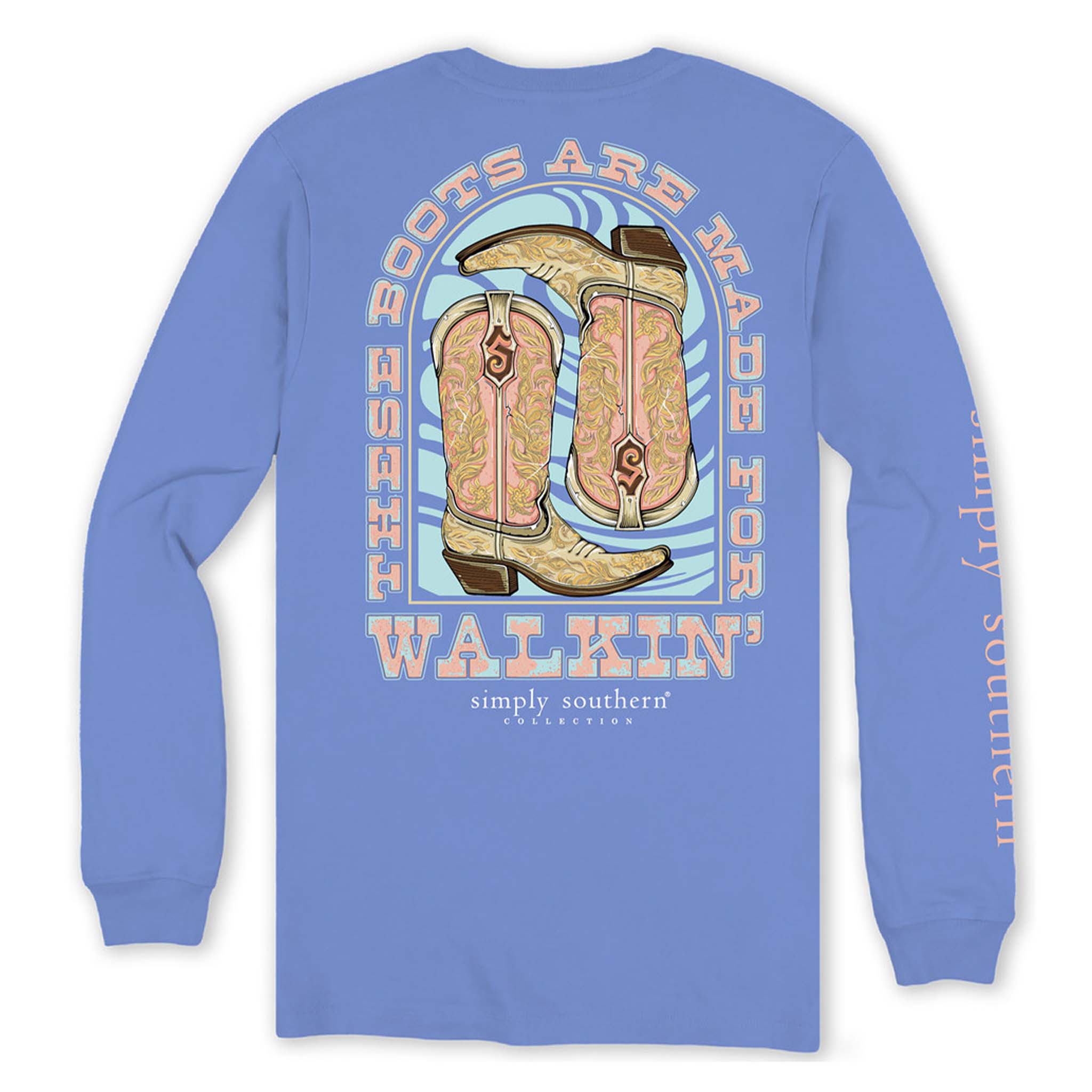 Boots For Walking Long Sleeve T-Shirt