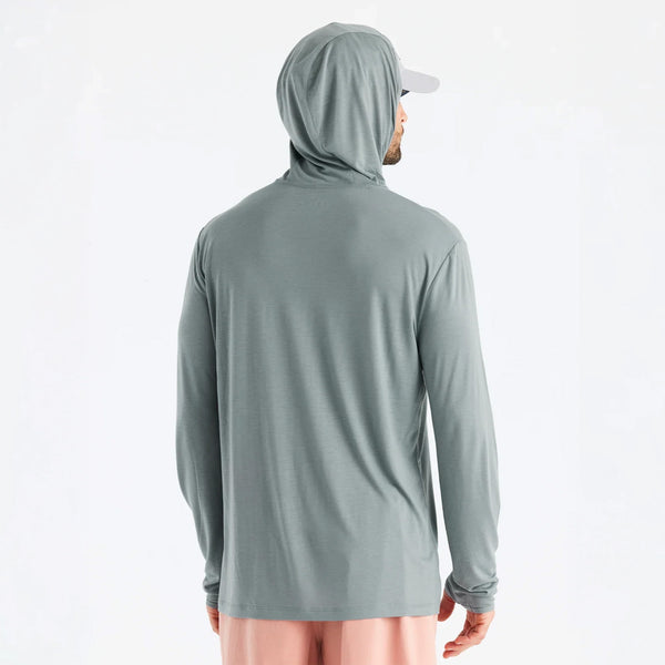 Long Sleeve Bamboo Lightweight Hoodie in Slate