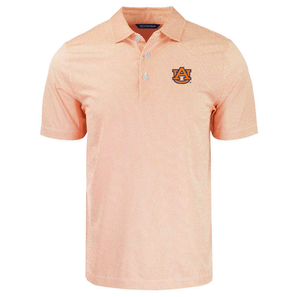 Auburn Tigers Pike Symmetry Print Short Sleeve Polo
