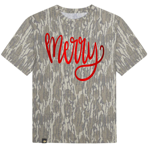 Merry Bottomland Camo Short Sleeve T-Shirt