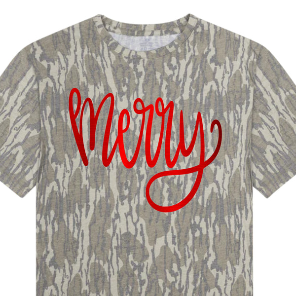 Merry Bottomland Camo Short Sleeve T-Shirt