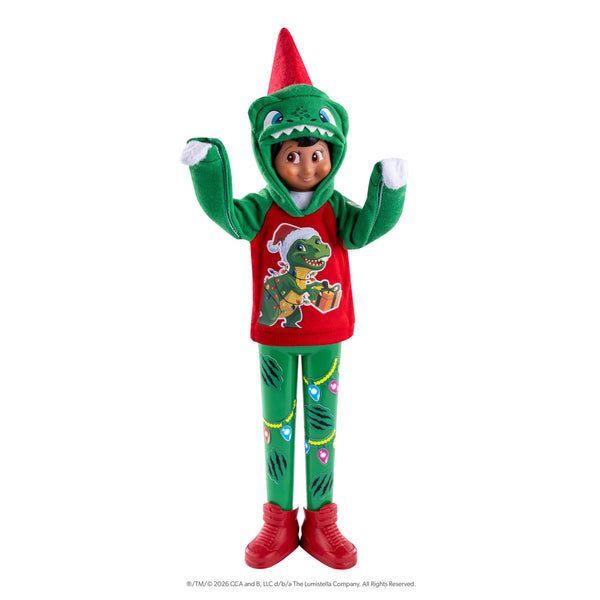 MagiFreez® Flair Wear™ Dashing Dino Elf Hoodie & Standing Pants
