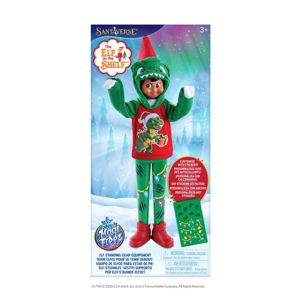 MagiFreez® Flair Wear™ Dashing Dino Elf Hoodie & Standing Pants