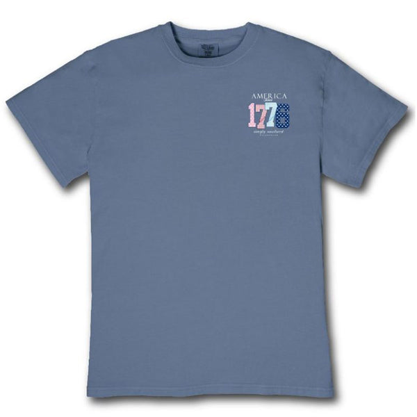 1776 Patchwork Short Sleeve T-Shirt