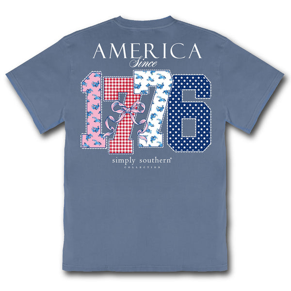 1776 Patchwork Short Sleeve T-Shirt