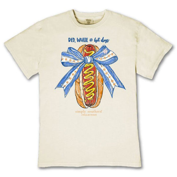 Hotdog Bow Short Sleeve T-Shirt