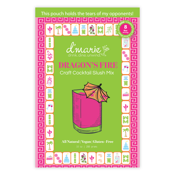 Mahjong Dragon's Fire Craft Cocktail Slush Mix