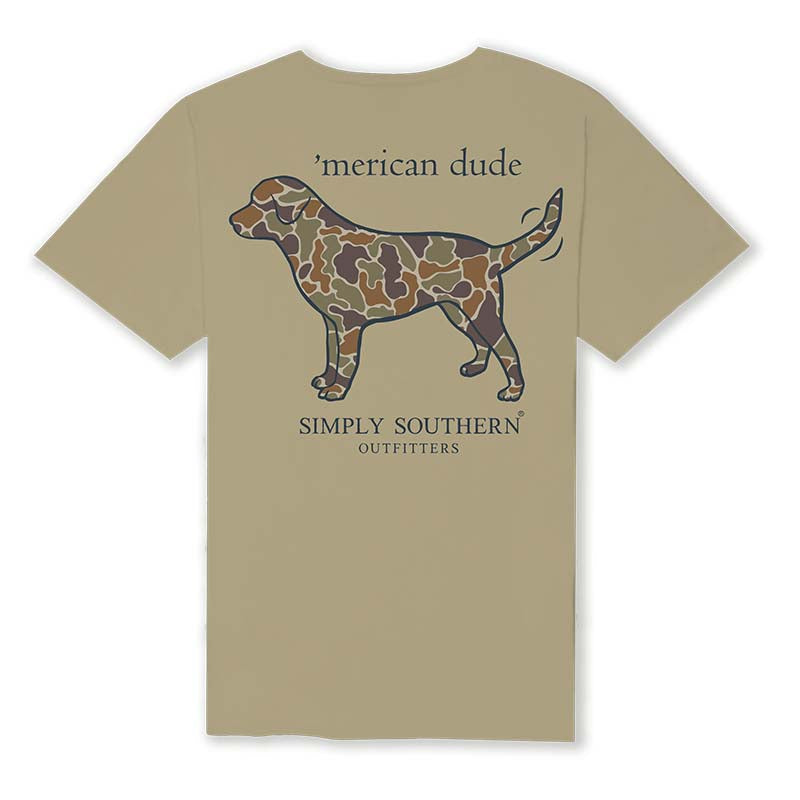 Men&#39;s Camo Dog Short Sleeve T-Shirt