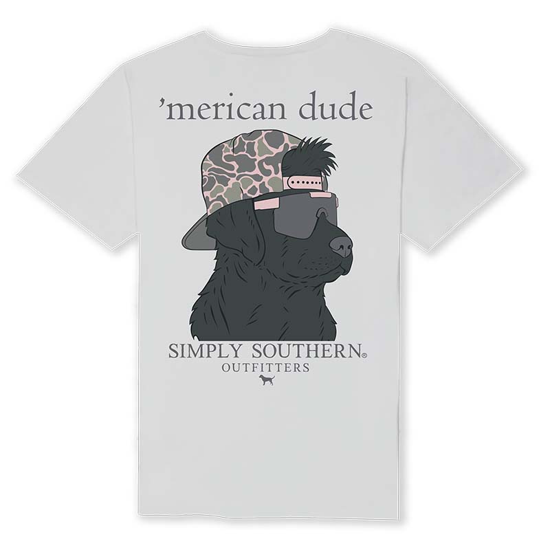 Men&#39;s Camo Merican Dude Short Sleeve T-Shirt