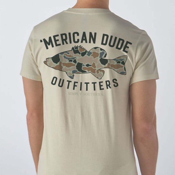 Men's Camo Fish Short Sleeve T-Shirt