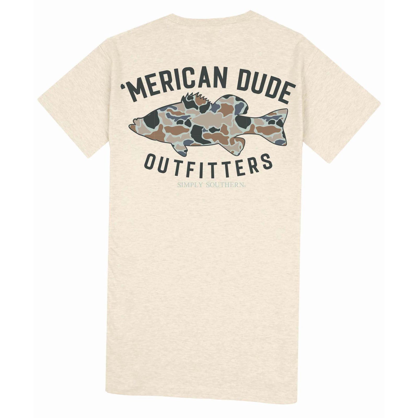 Men's Camo Fish Short Sleeve T-Shirt