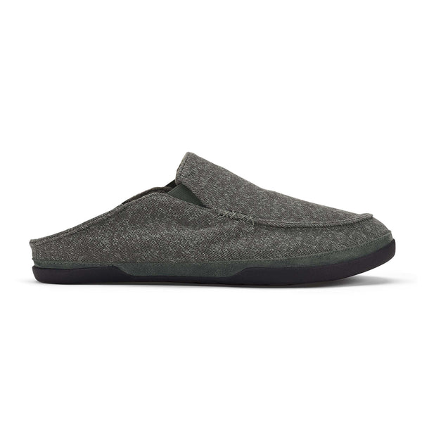 Men's Moloa Fabric Slipper in Dark Shadow
