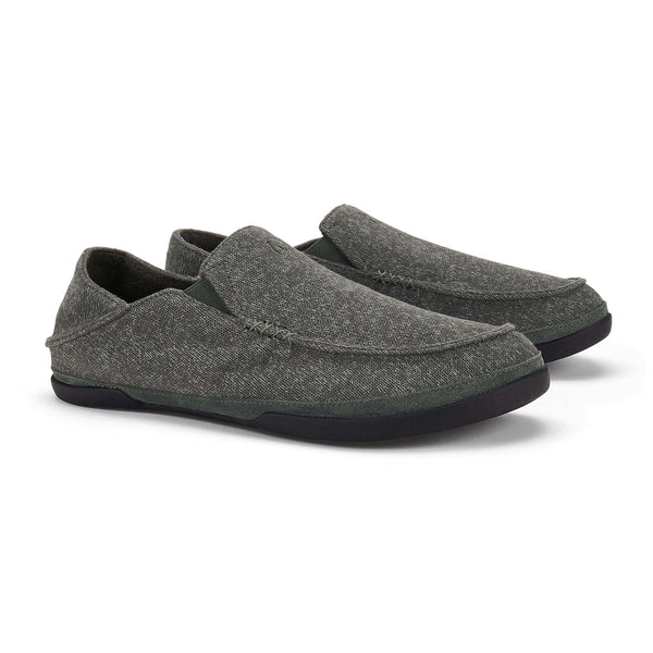 Men's Moloa Fabric Slipper in Dark Shadow
