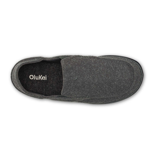 Men's Moloa Fabric Slipper in Dark Shadow