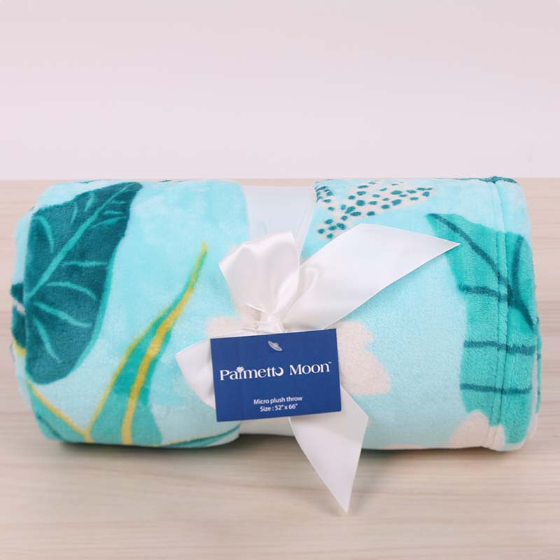 Monstera Fleece Blanket