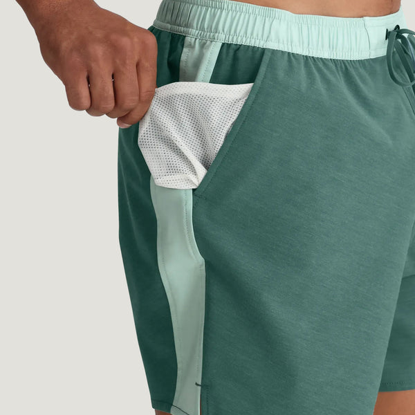 Palmera Swim Trunks in Seapine